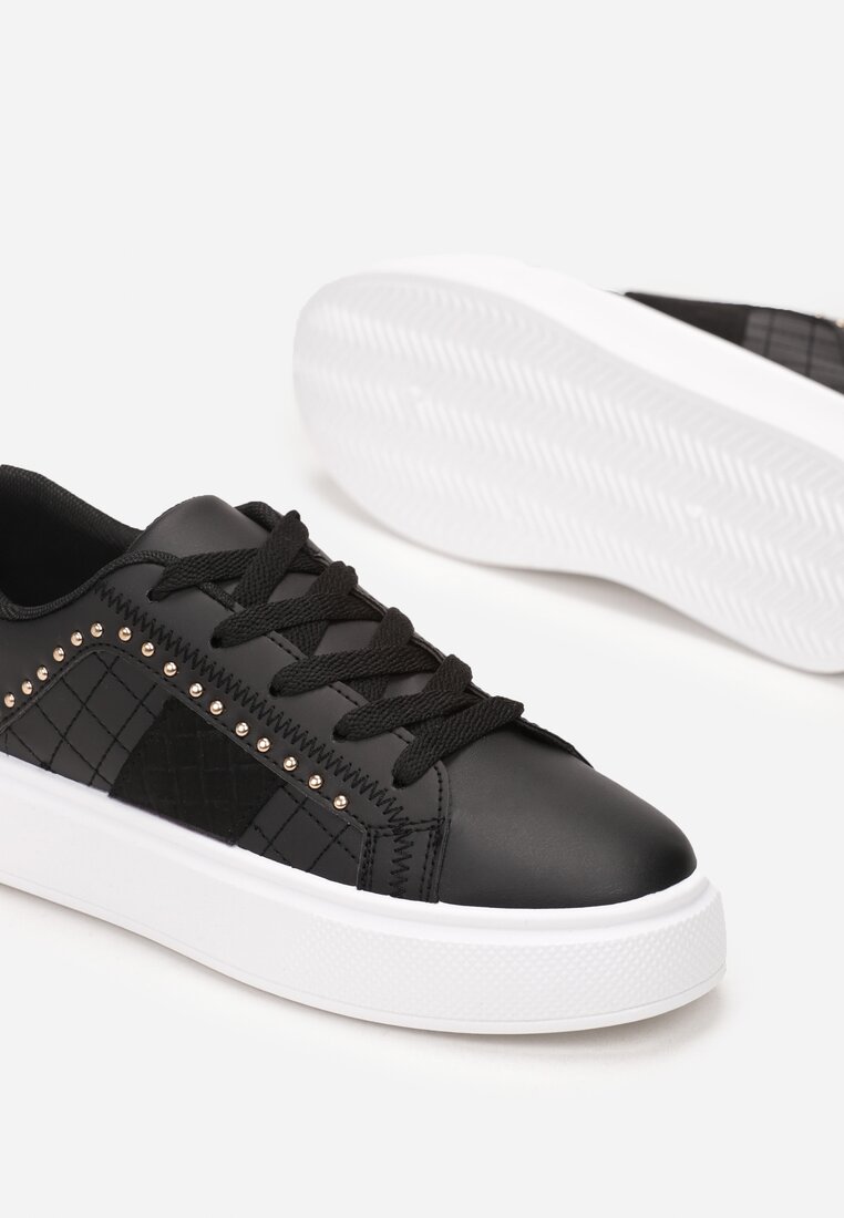 Czarne Sneakersy Amriel