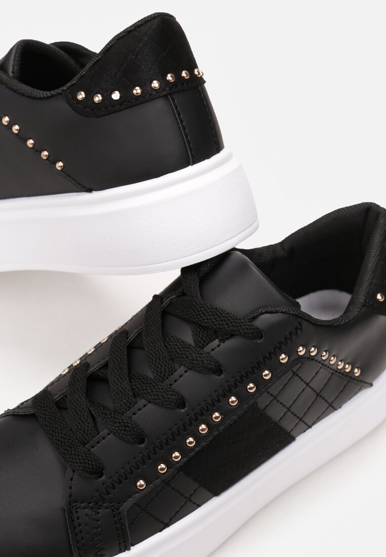 Czarne Sneakersy Amriel