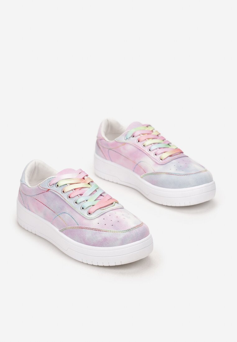 Liliowe Sneakersy Calylato