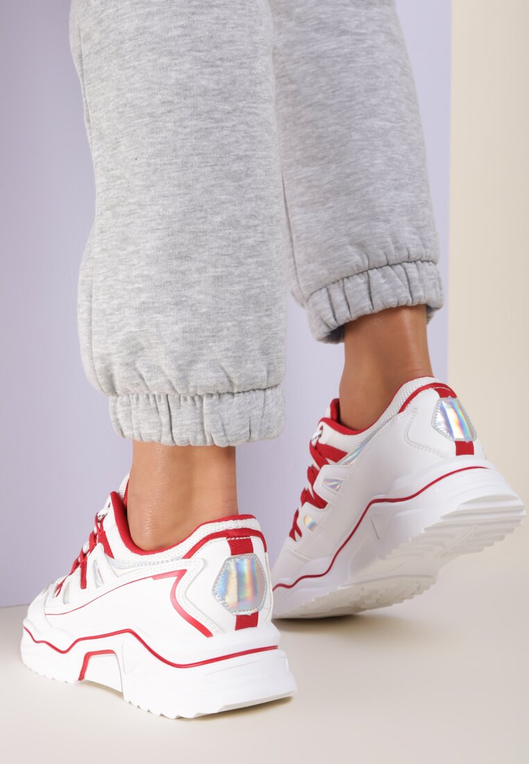 Biało-Czerwone Sneakersy Nemenaera