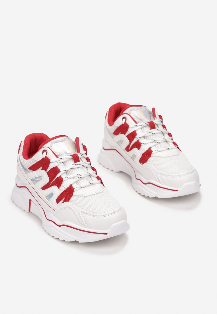 Biało-Czerwone Sneakersy Nemenaera