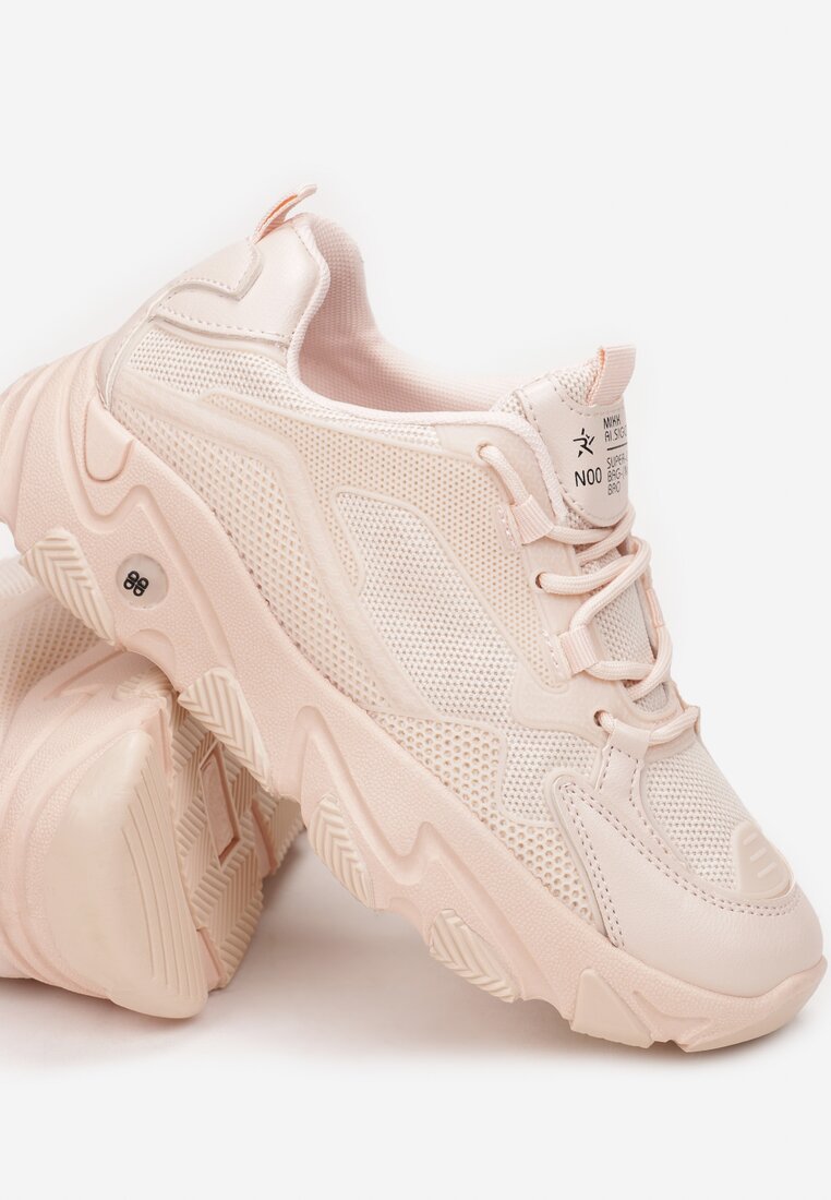 Różowe Sneakersy Themiria