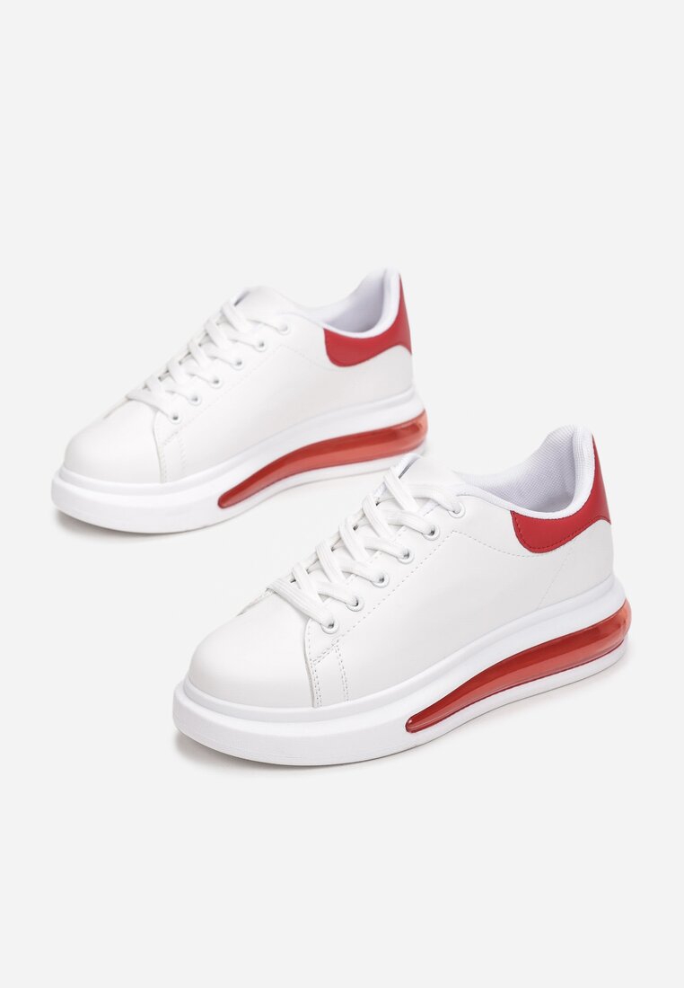 Biało-Czerwone Buty Sportowe Marinia