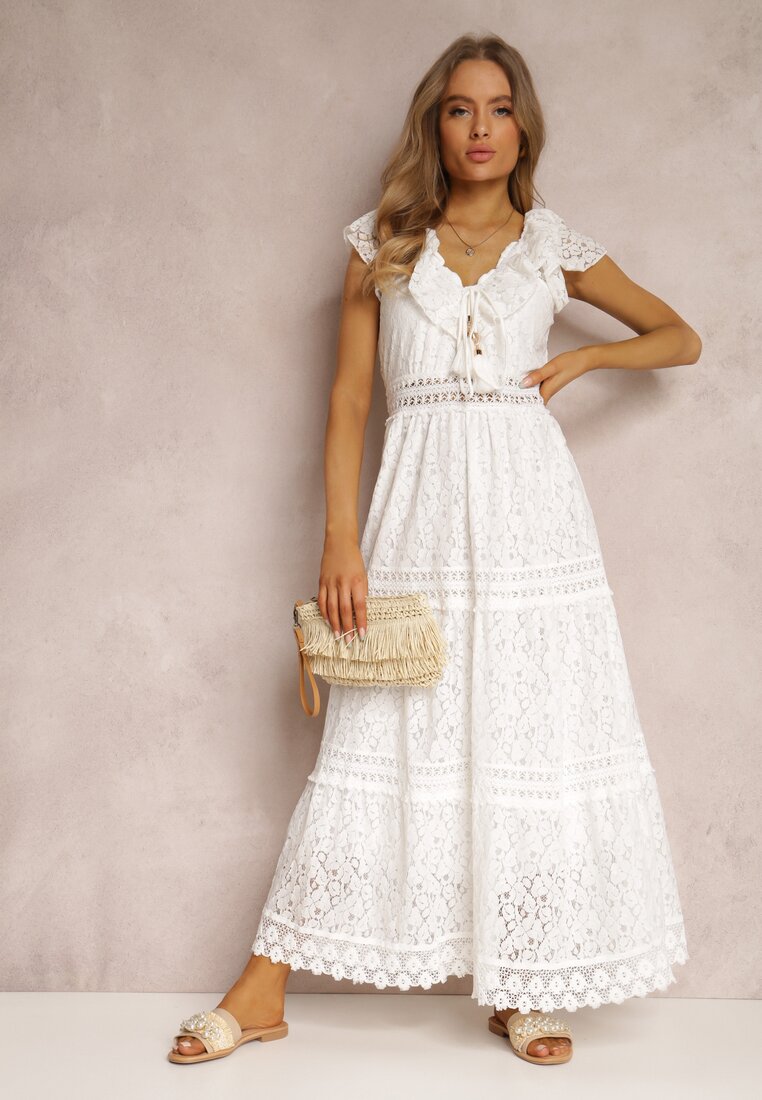Biała Sukienka Syrone