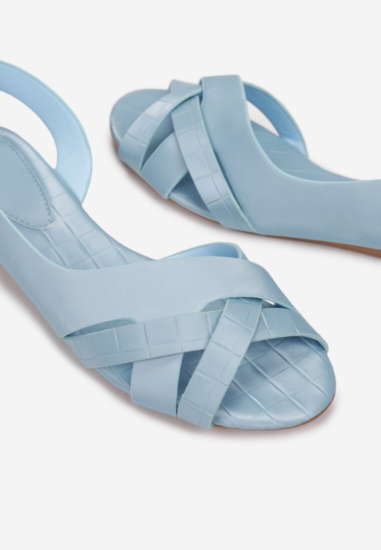 Niebieskie Sandały Idahmei