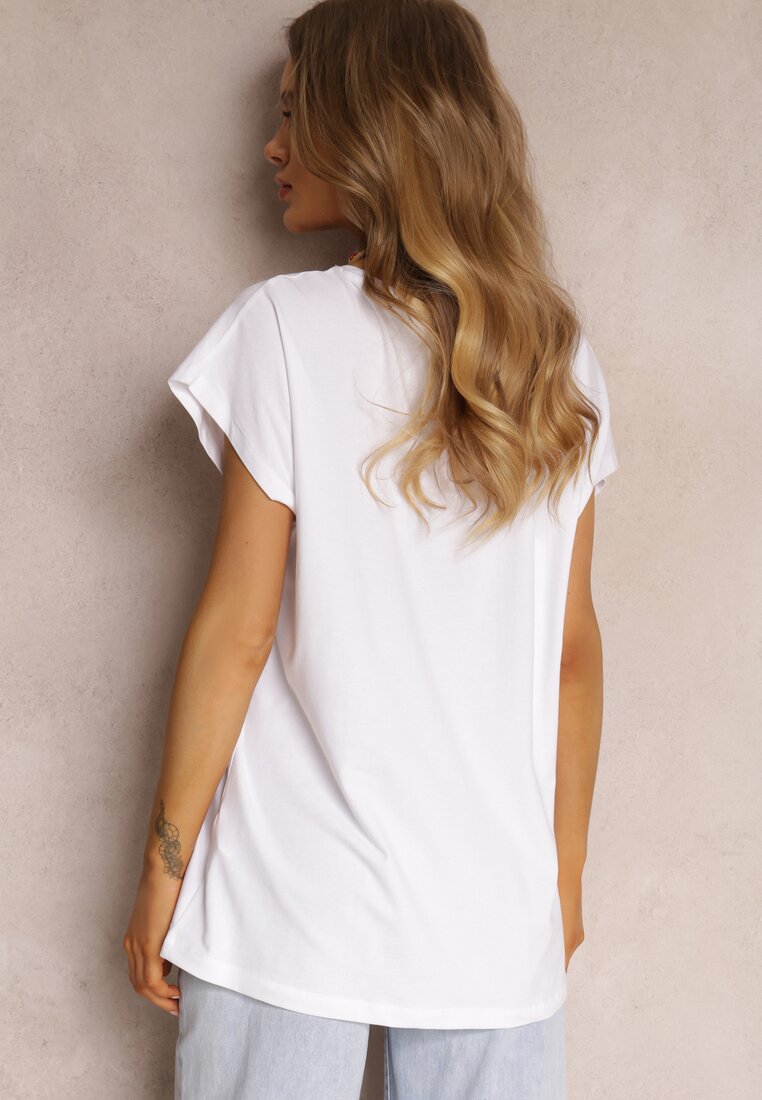 Biały T-shirt Euniera