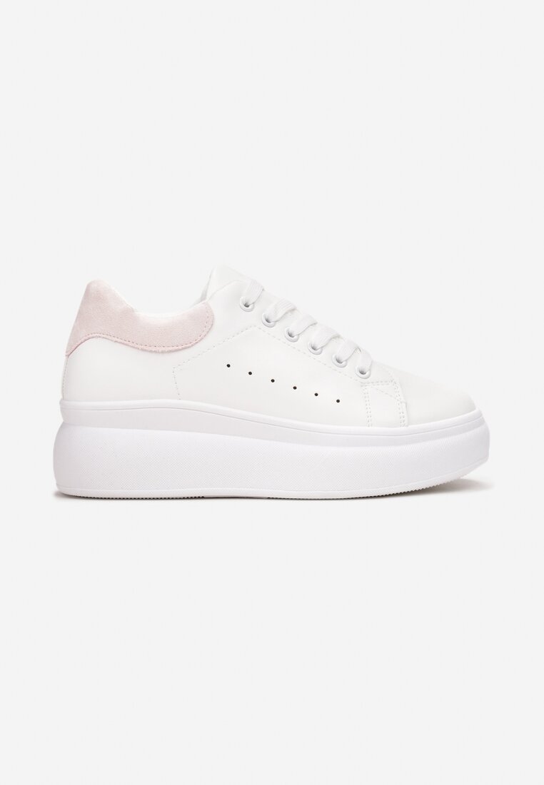 Biało-Różowe Sneakersy Erwin
