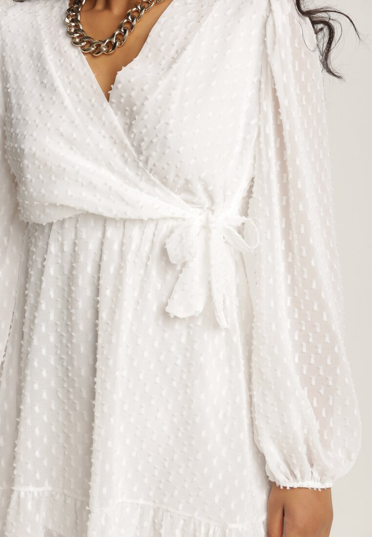 Biała Sukienka Savagale