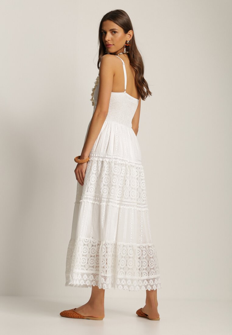 Biała Sukienka Thelithoe