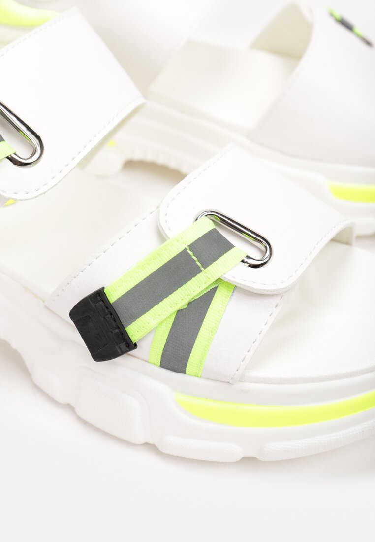 Sandale Alb-Lime Inachys