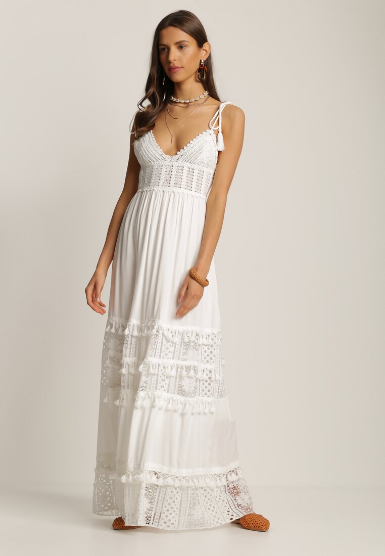 Biała Sukienka Salymes