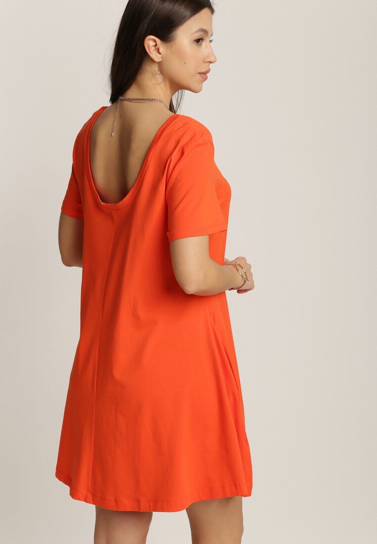 Pomarańczowa Sukienka Nadhii
