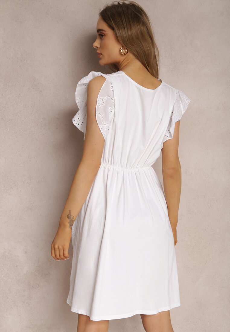 Biała Sukienka Kaphiphelia