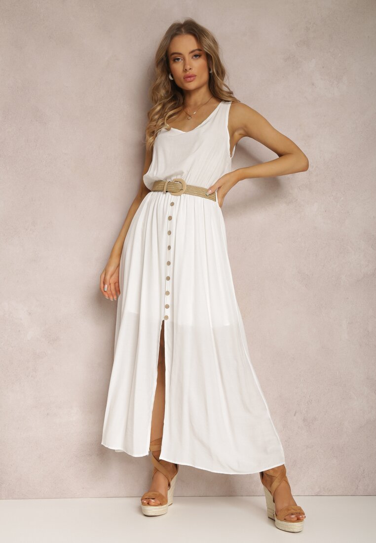 Biała Sukienka Loraeshell