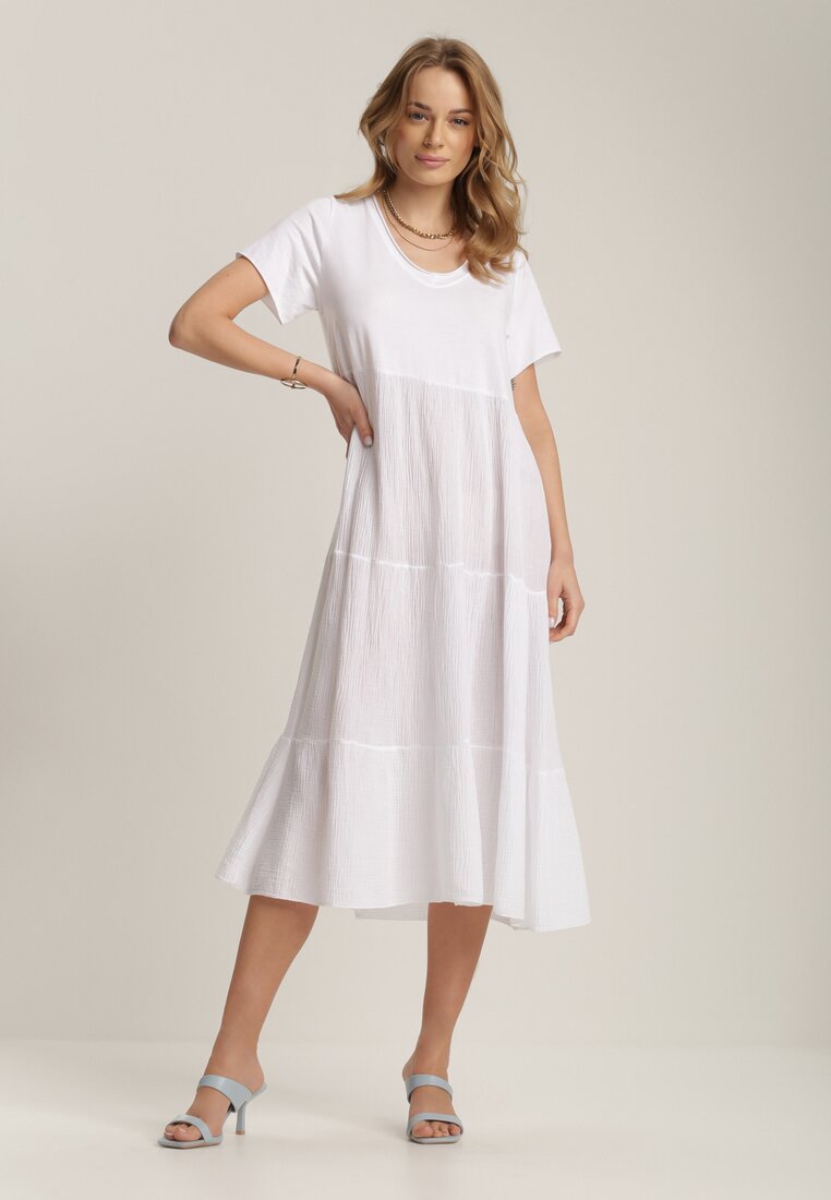 Biała Sukienka Xallan