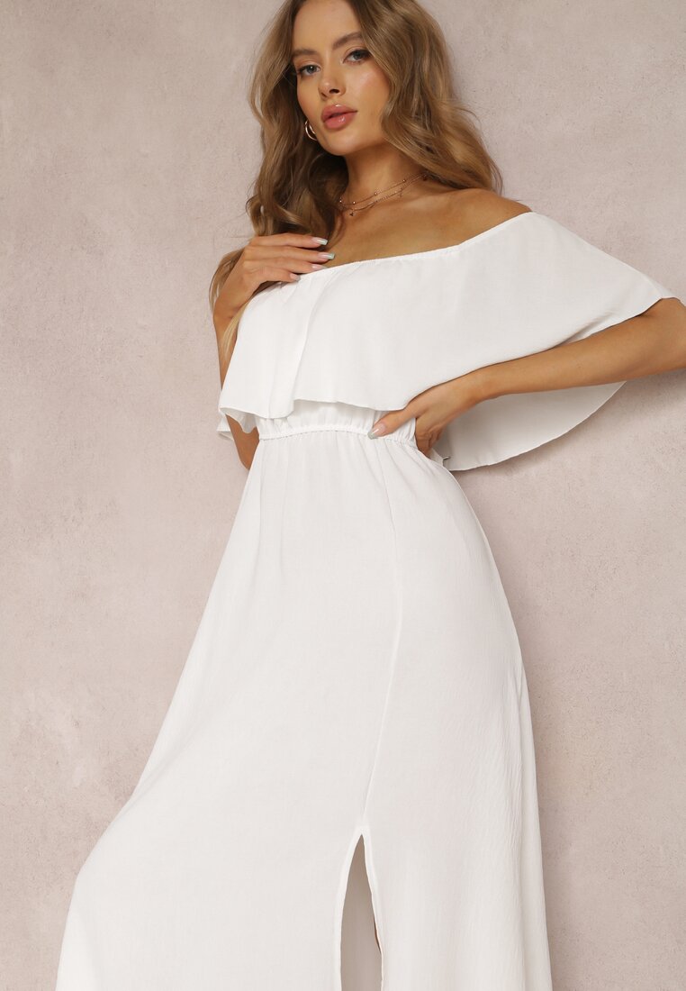 Biała Sukienka Toraer