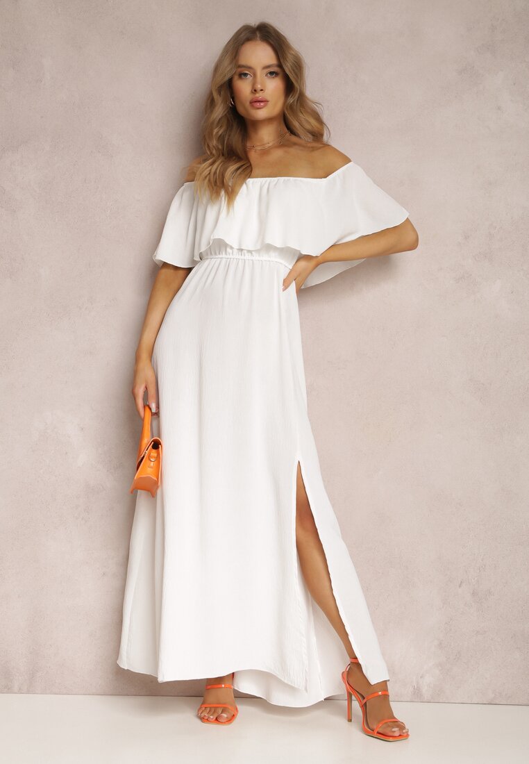 Biała Sukienka Toraer