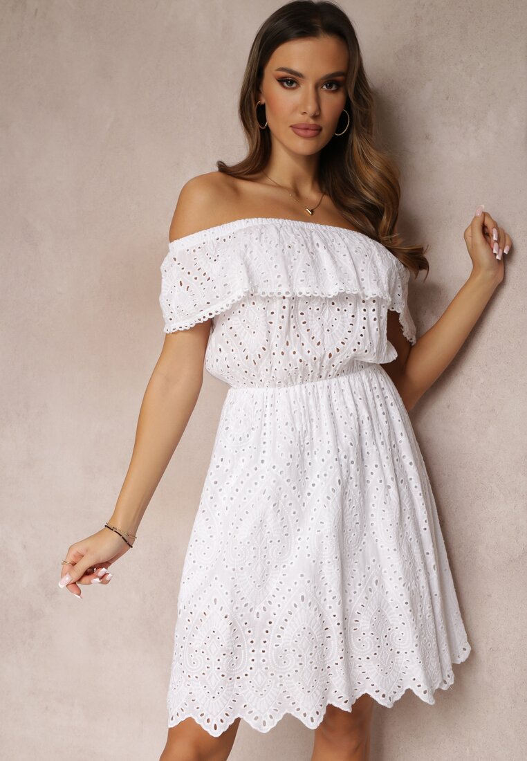 Biała Sukienka Ohmryd