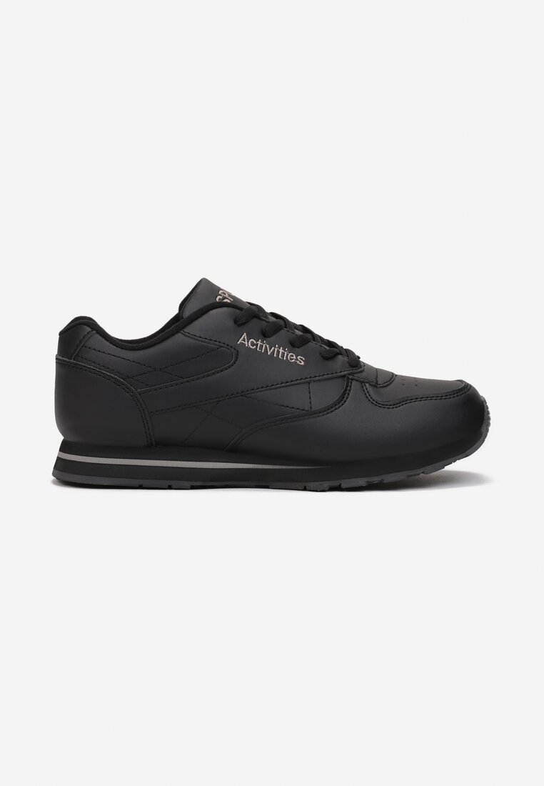 Czarne Buty Sportowe na Piankowej Podeszwie Zakiria
