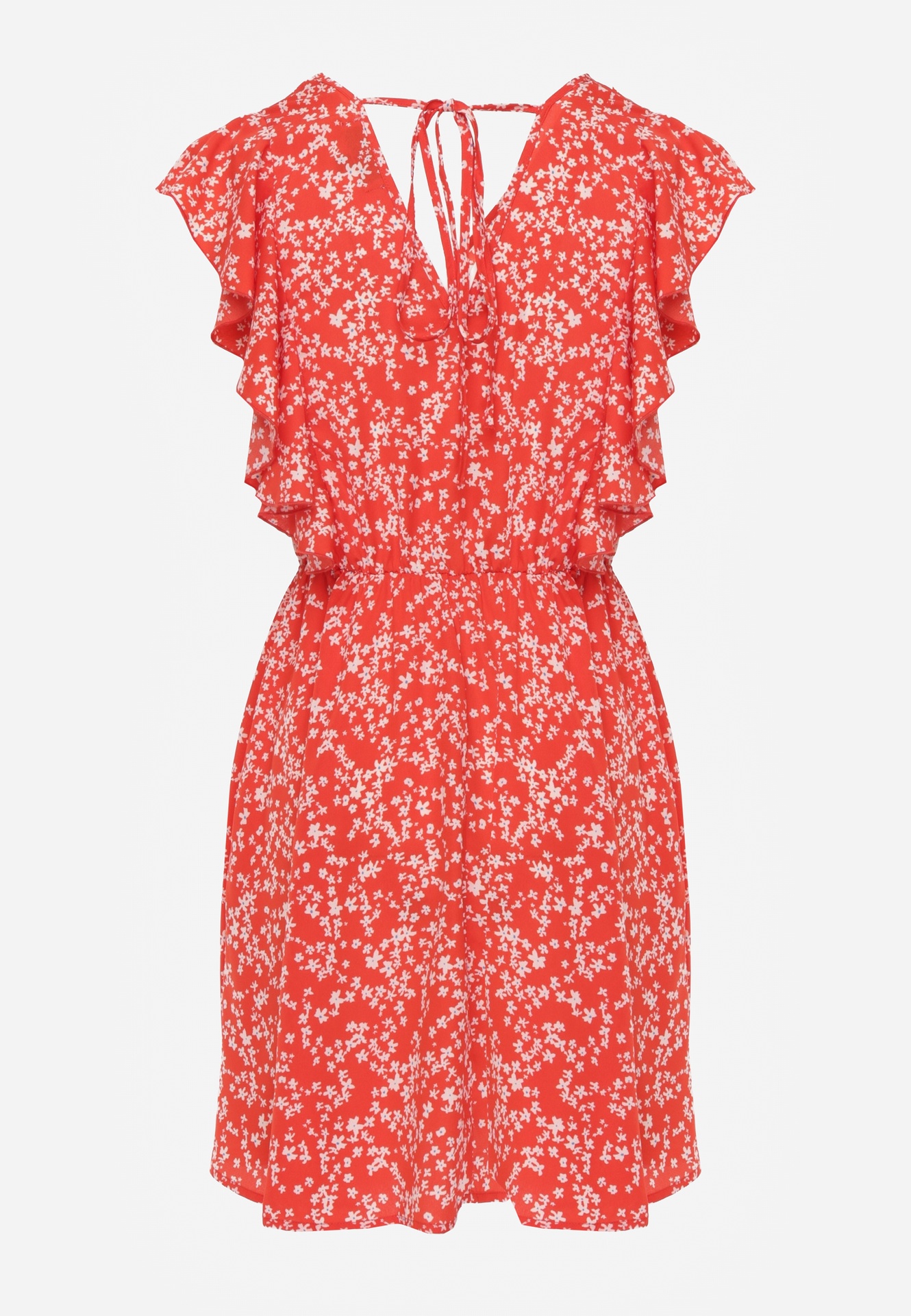 Czerwona Sukienka Elefa