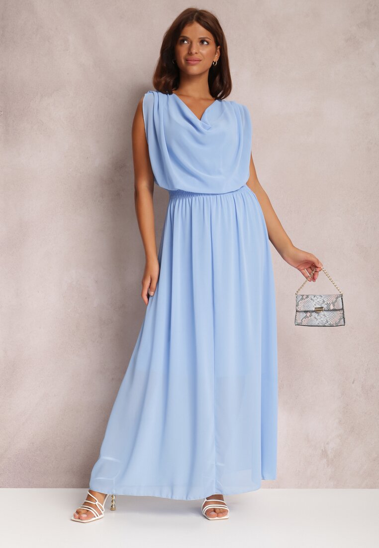 Niebieska Sukienka Kaliphea