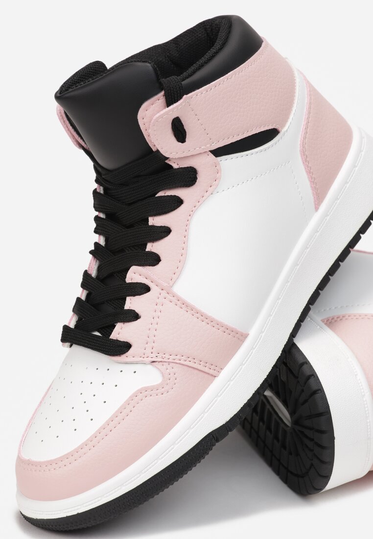 Biało-Różowe Sneakersy Ciryse