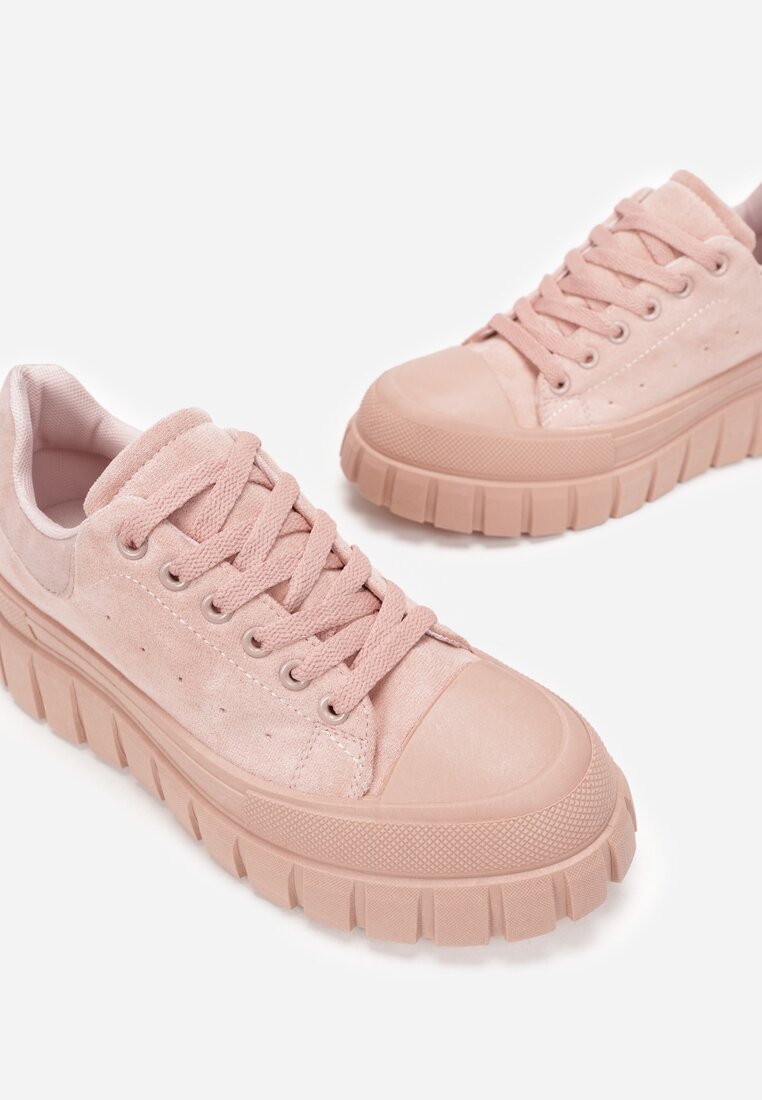 Różowe Sneakersy Maudedig