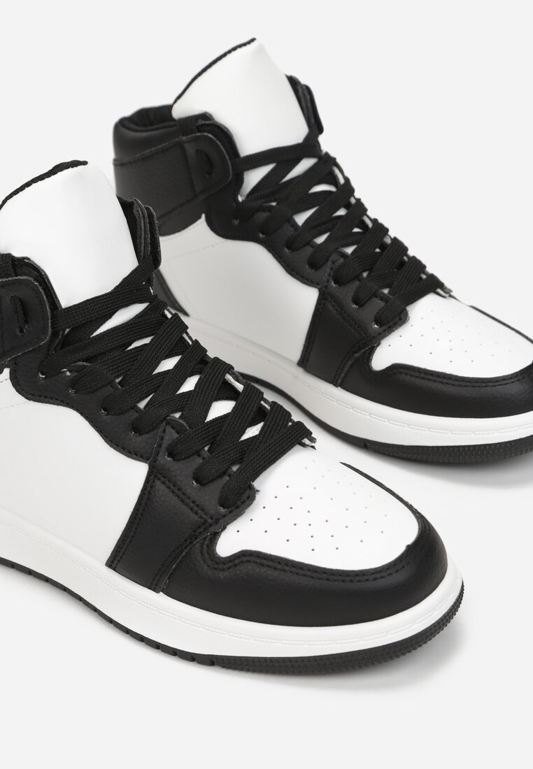 Czarno-Białe Sneakersy Dodnusea