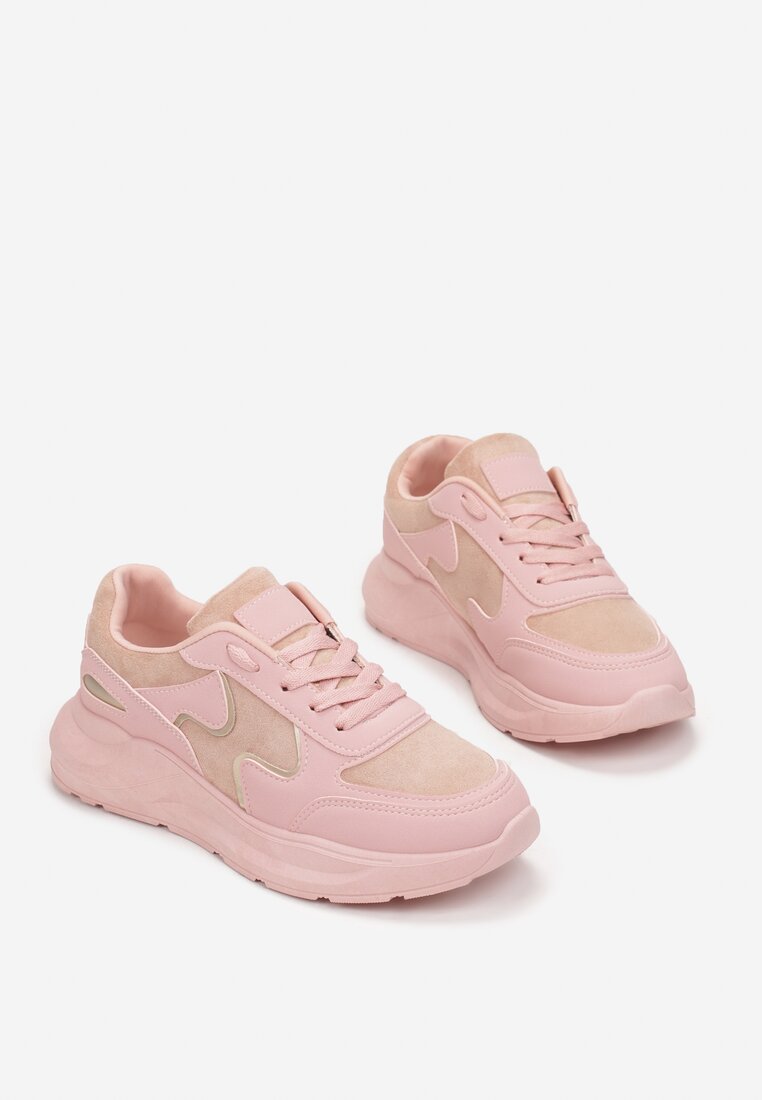 Różowe Sneakersy Lance