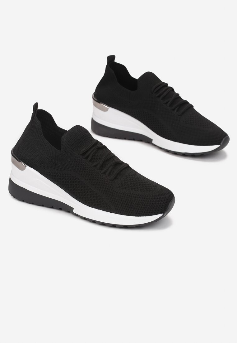 Czarne Sneakersy Eluna