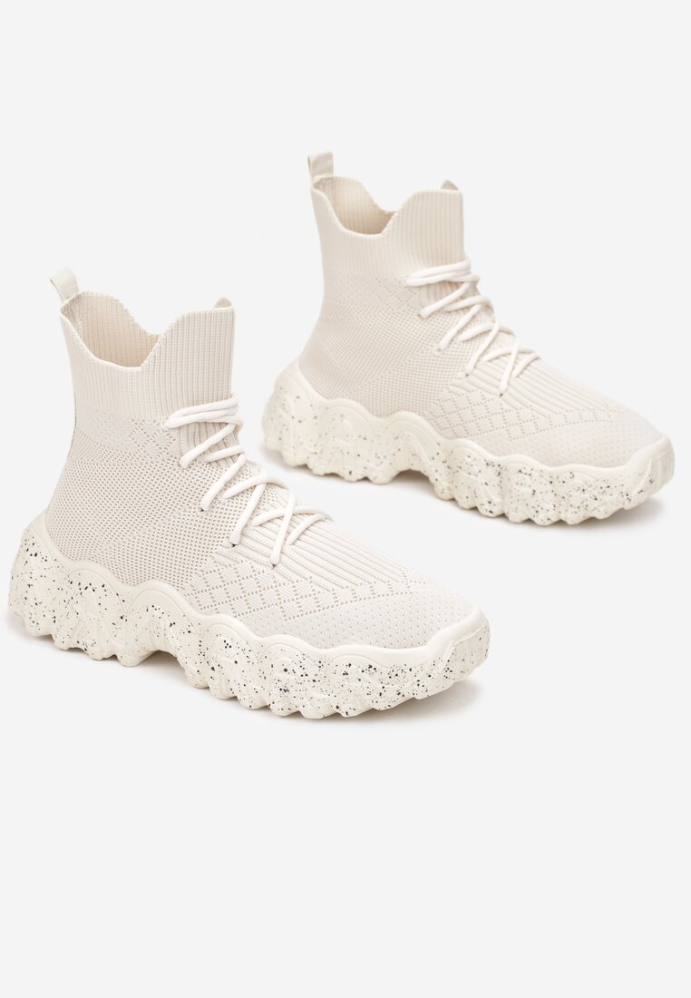 Beżowe Sneakersy Khlorede