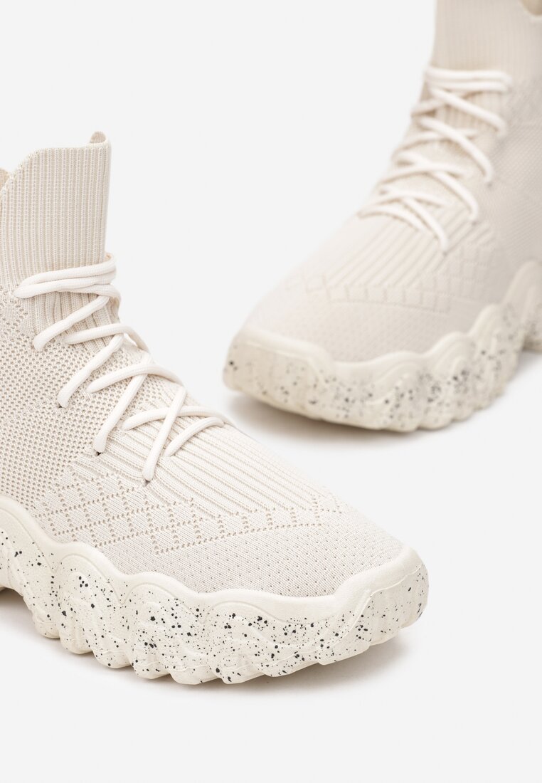 Beżowe Sneakersy Khlorede