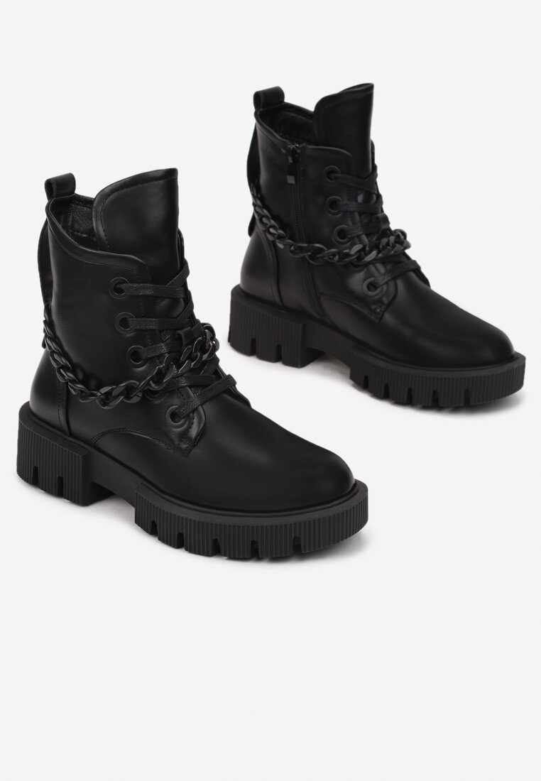 Botine negre Chelrah