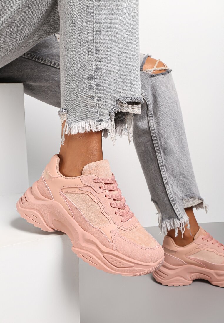 Różowe Sneakersy Physarope