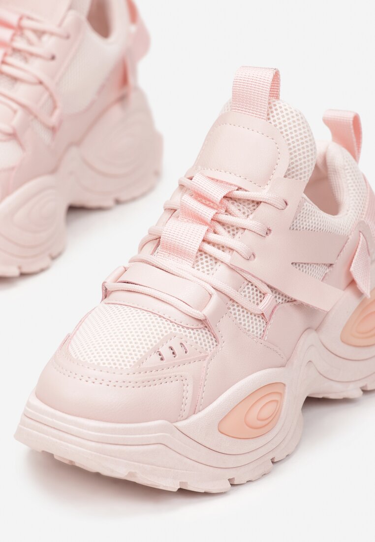 Różowe Sneakersy Talilura
