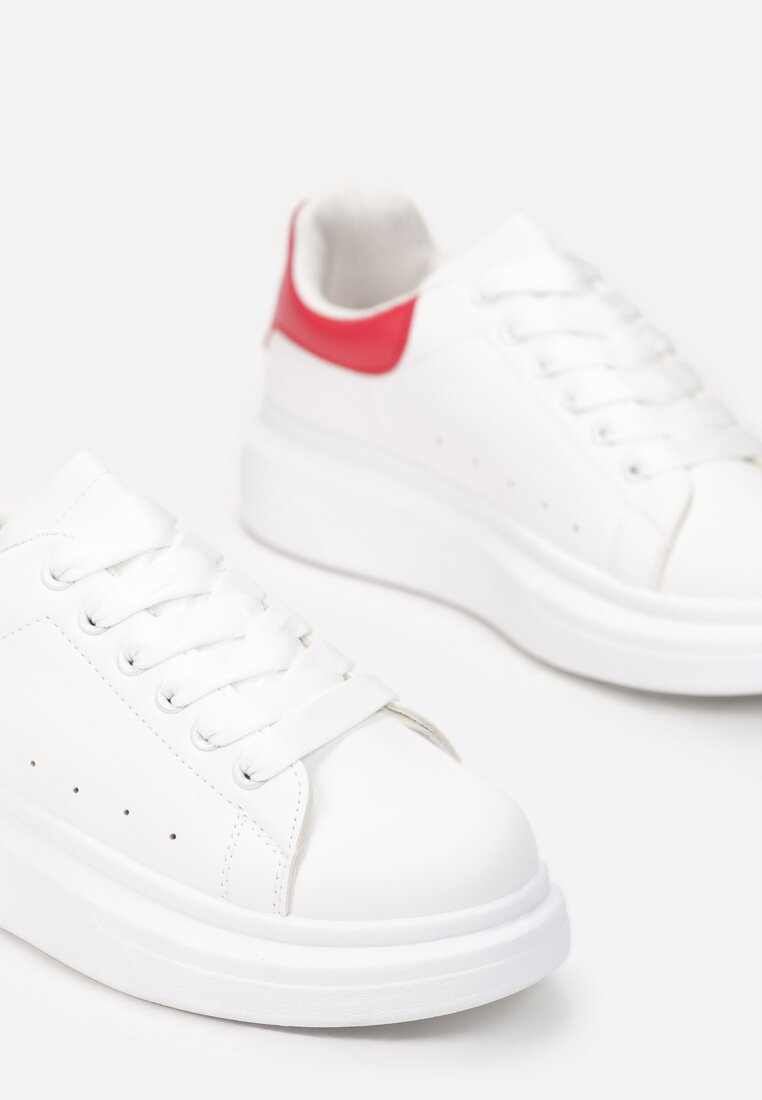 Biało-Czerwone Sneakersy Aelistae