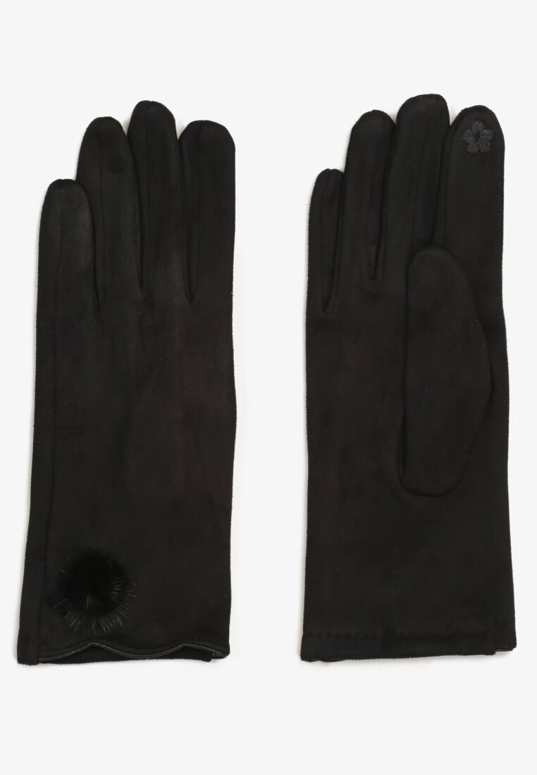Czarne Rękawiczki Metope