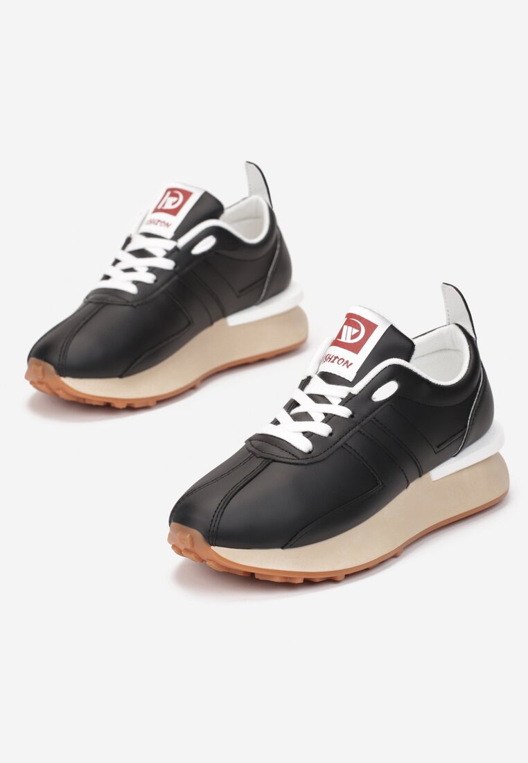 Czarne Sneakersy Myriope
