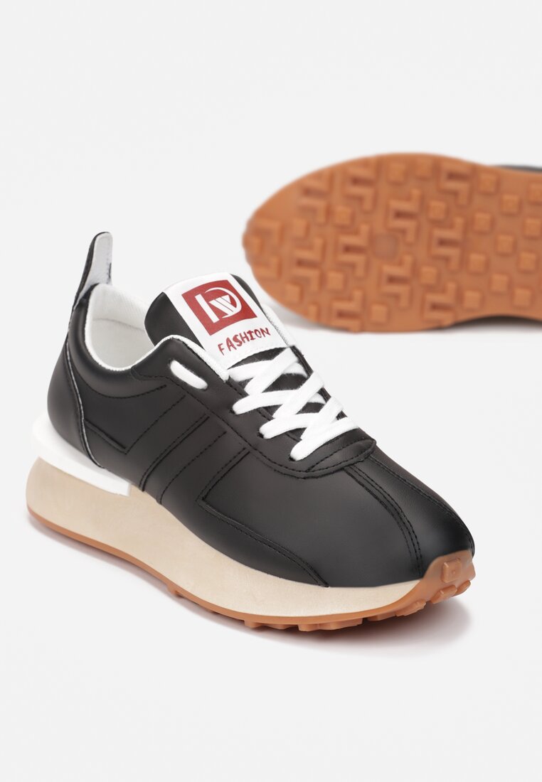 Czarne Sneakersy Myriope