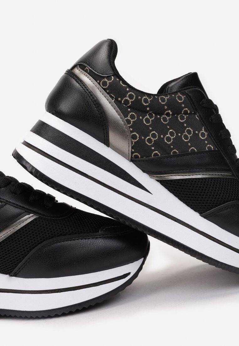 Czarne Sneakersy Thellonia