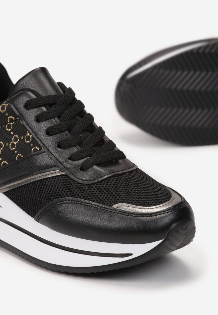 Czarne Sneakersy Thellonia