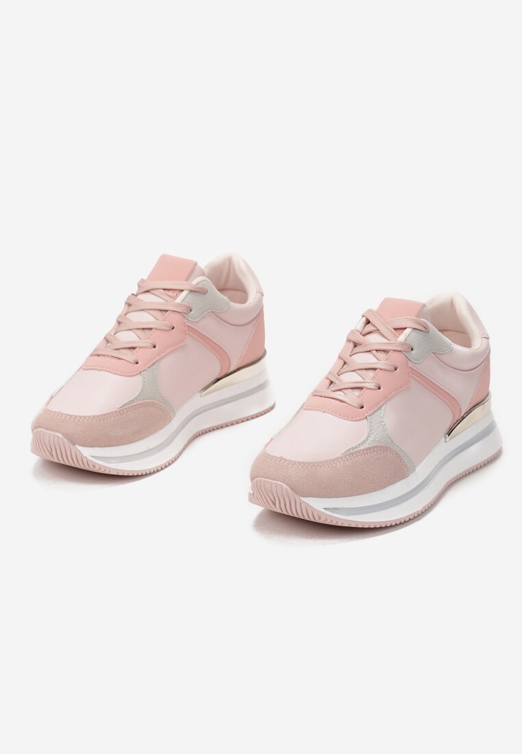 Różowe Sneakersy Proninna