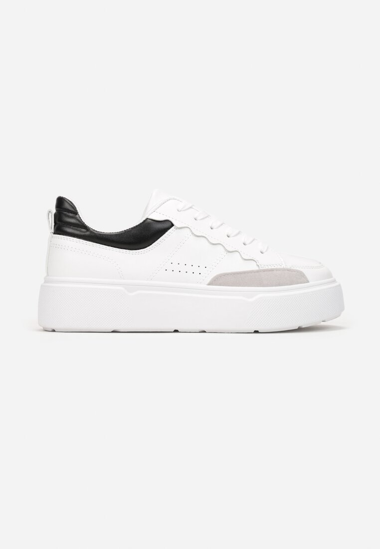 Biało-Czarne Sneakersy Cillastis