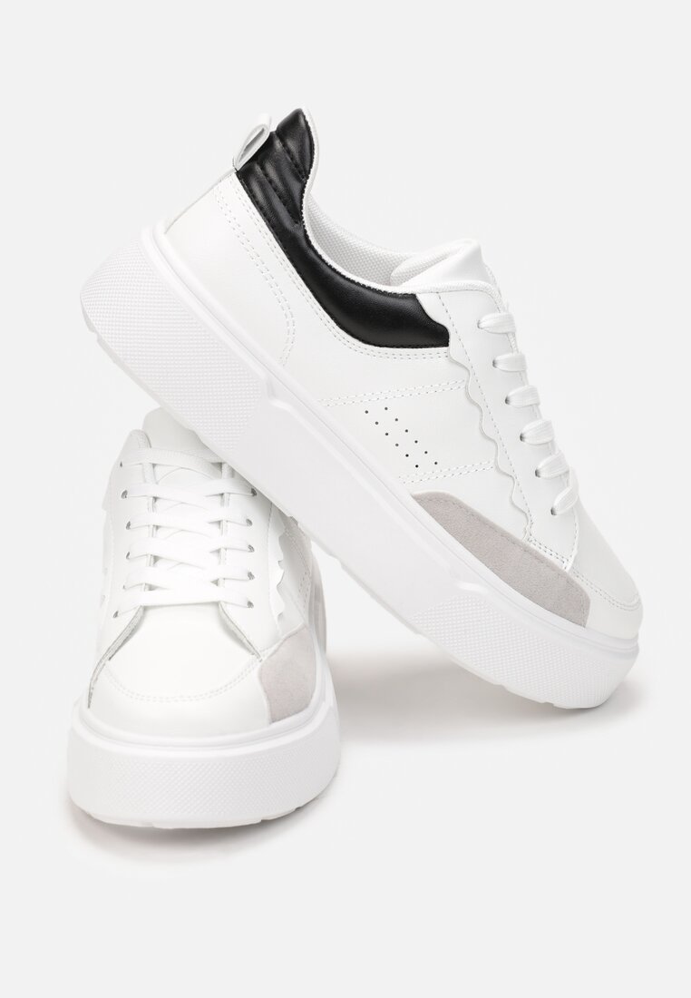 Biało-Czarne Sneakersy Cillastis