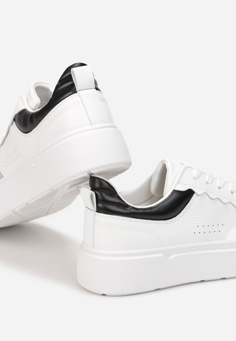Biało-Czarne Sneakersy Cillastis