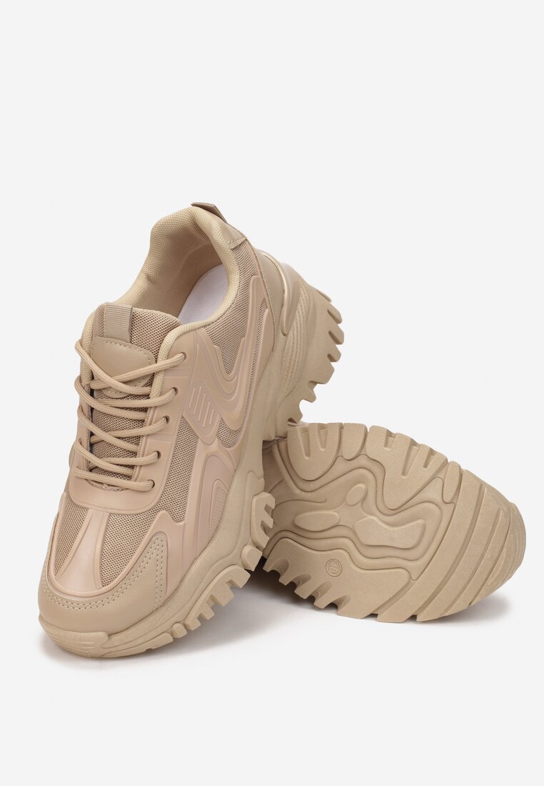 Beżowe Sneakersy Pronastis