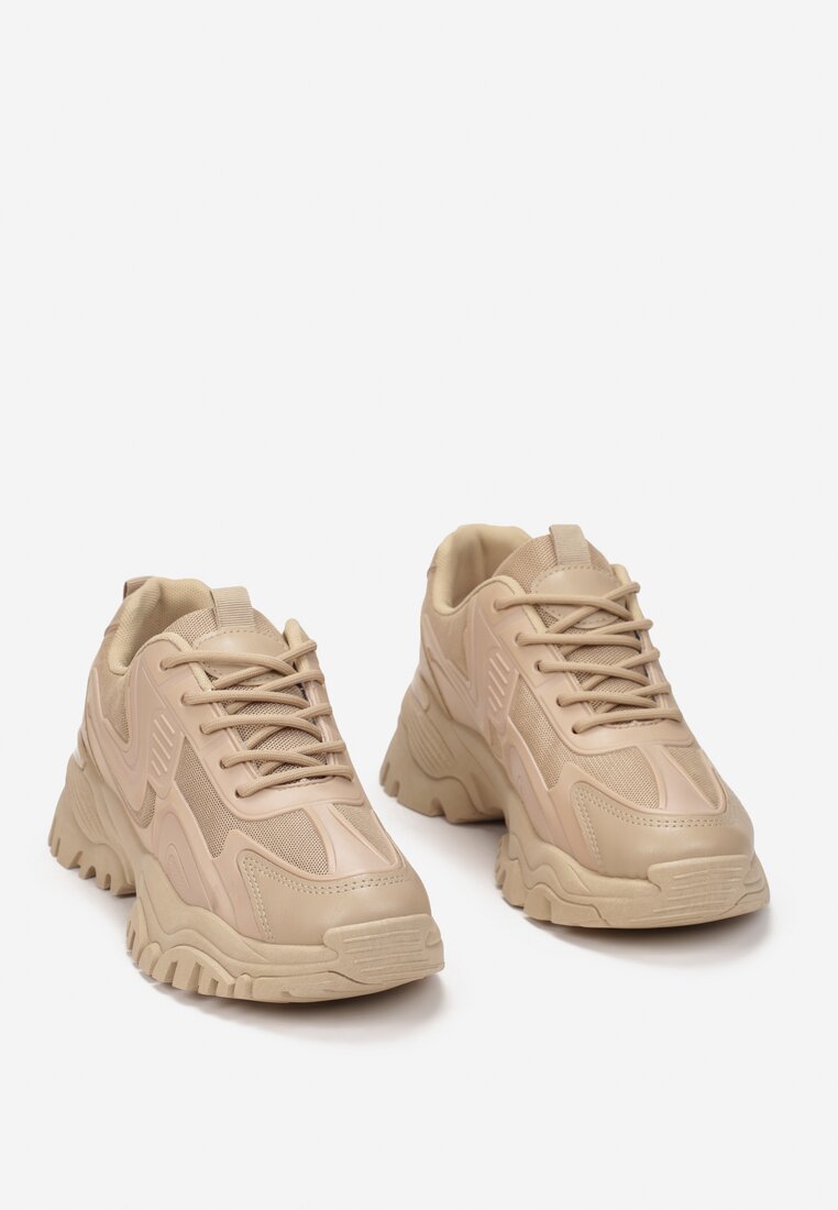 Beżowe Sneakersy Pronastis