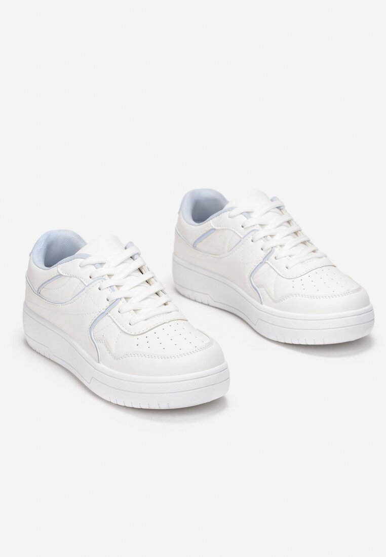Biało-Niebieskie Sneakersy  Canastis