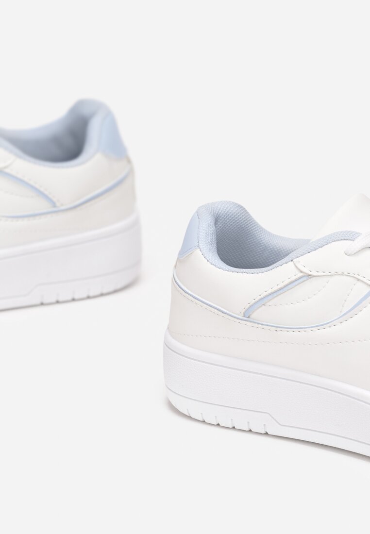 Biało-Niebieskie Sneakersy  Canastis