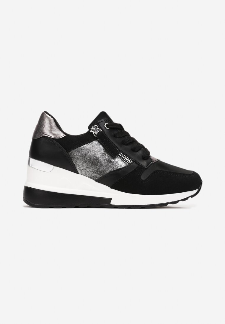 Czarne Sneakersy Thellerine